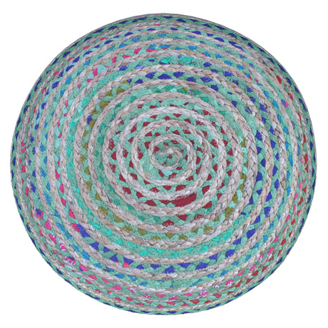 Margo - Handcrafted Round Pouf - view 6
