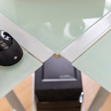 Modern X Leg L Shaped Computer Desk - White by Walker Edison | Bel Furniture