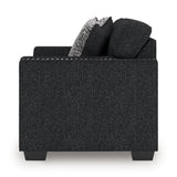 Jasmine Peaks - Loveseat - Coal