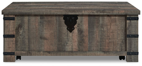 Hollum - Rustic Brown - Lift Top Cocktail Table by Signature Design by Ashley® | Bel Furniture