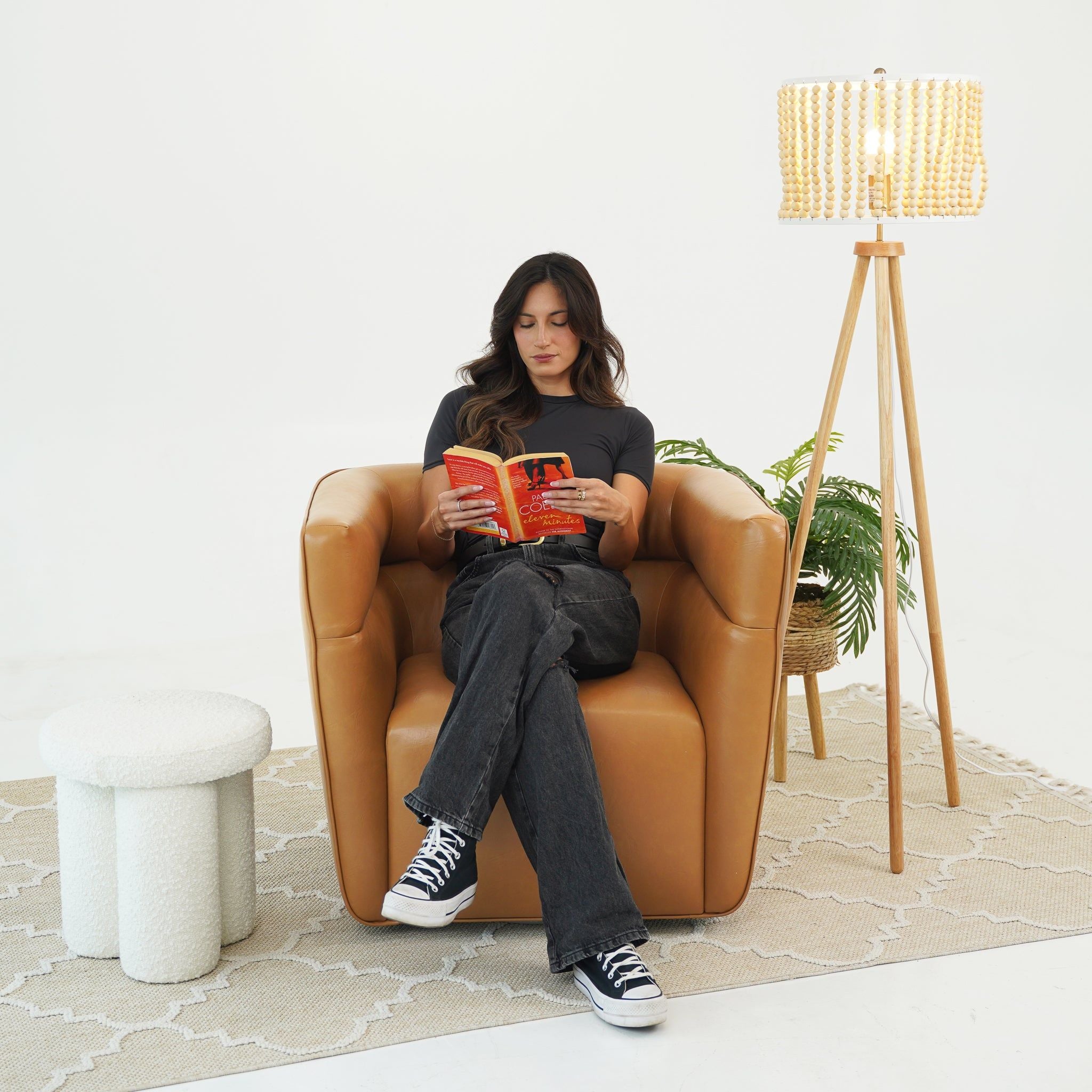 Ashcroft Furniture Callan Swivel Chair - Thumbnail 3