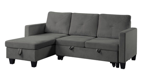 Nova - Reversible Sleeper Sectional Sofa With Storage Chaise - view 3