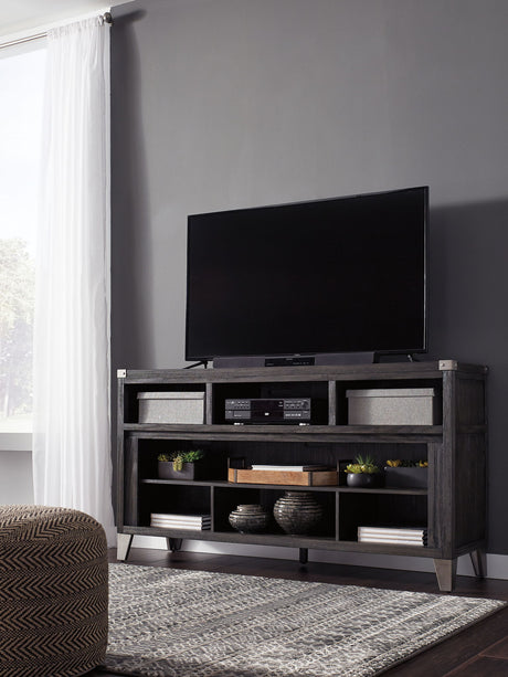 Todoe - LG TV Stand w/Fireplace Option - Gray - view 3
