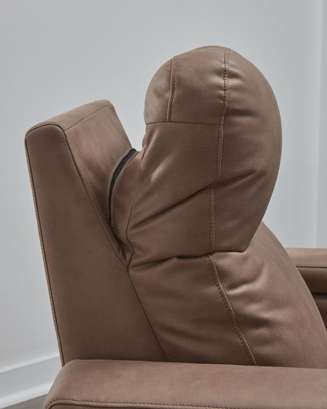 Lorrenton - Glider Power Recliner With Audio System - Caramel