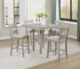 Lester 5-Pk Counter Height Dining Set Greige