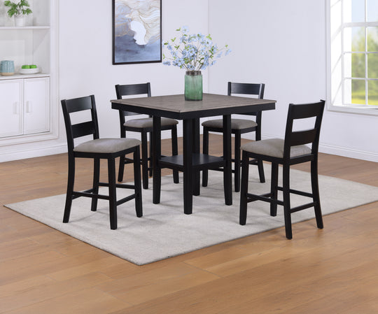 Lester 5-Pk Counter Height Dining Set