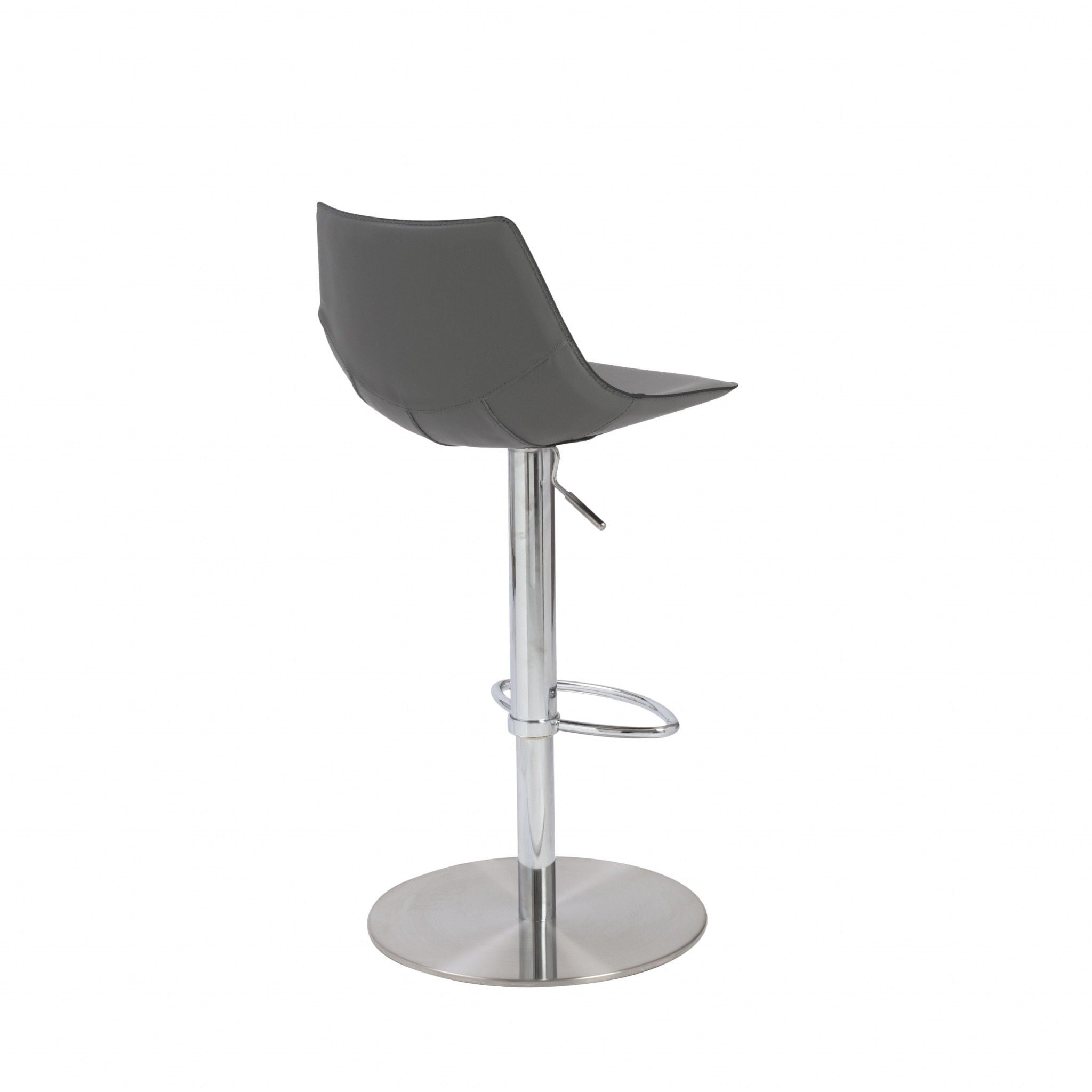 Swivel Low Back Bar Height Bar Chair - Gray