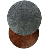 Drake - 2 Piece Nesting Table - Antique Nickel / Antique Copper by Simpli-Home | Bel Furniture