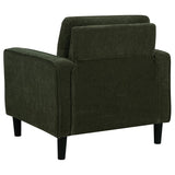 Ruth - Upholstered Track Arm Sofa Set