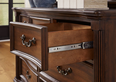 Lavinton - Brown - Dresser And Mirror by Signature Design by Ashley® | Bel Furniture