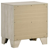 Trenton - 2-Drawer Nightstand Bedside Table - Rustic Cream by Coaster Fine Furniture | Bel Furniture