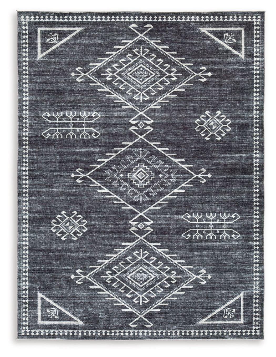 Arloman - Area Rug Black 5' x 7' by Signature Design by Ashley® | Bel Furniture