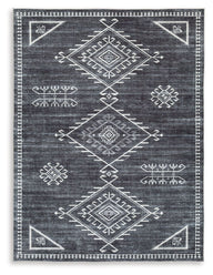 Arloman - Area Rug Black 5' x 7' by Signature Design by Ashley® | Bel Furniture