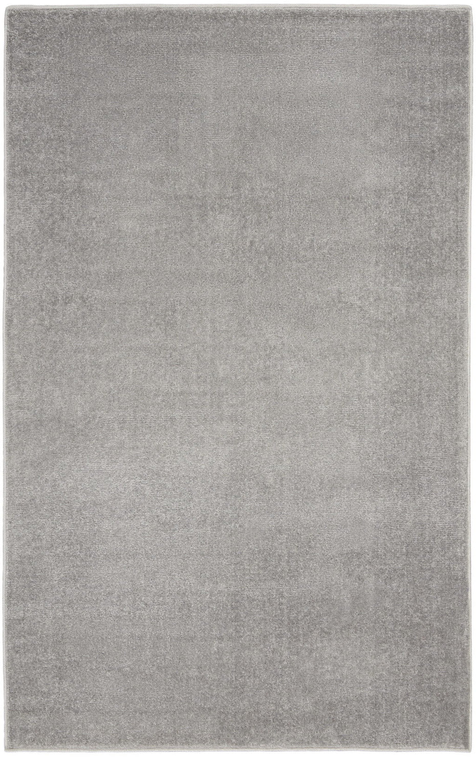 3' X 5' Non Skid Indoor / Outdoor Area Rug - Silver Gray