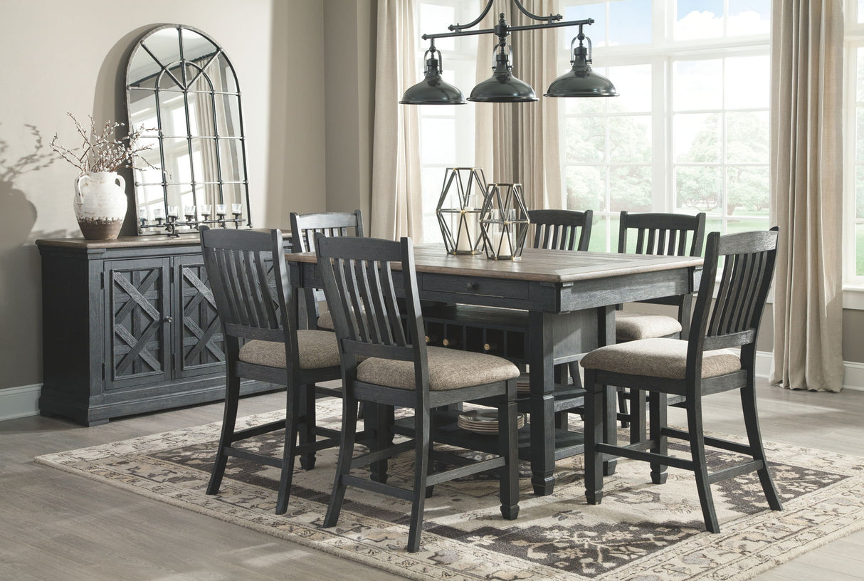 Tyler Creek - Black / Gray - Dining Room Server by Signature Design by Ashley® | Bel Furniture
