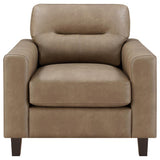 Scotland - Faux Leather Upholstered Sofa Set