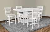 Wendy - Counter Height Chair (Set of 2) - White / Beige