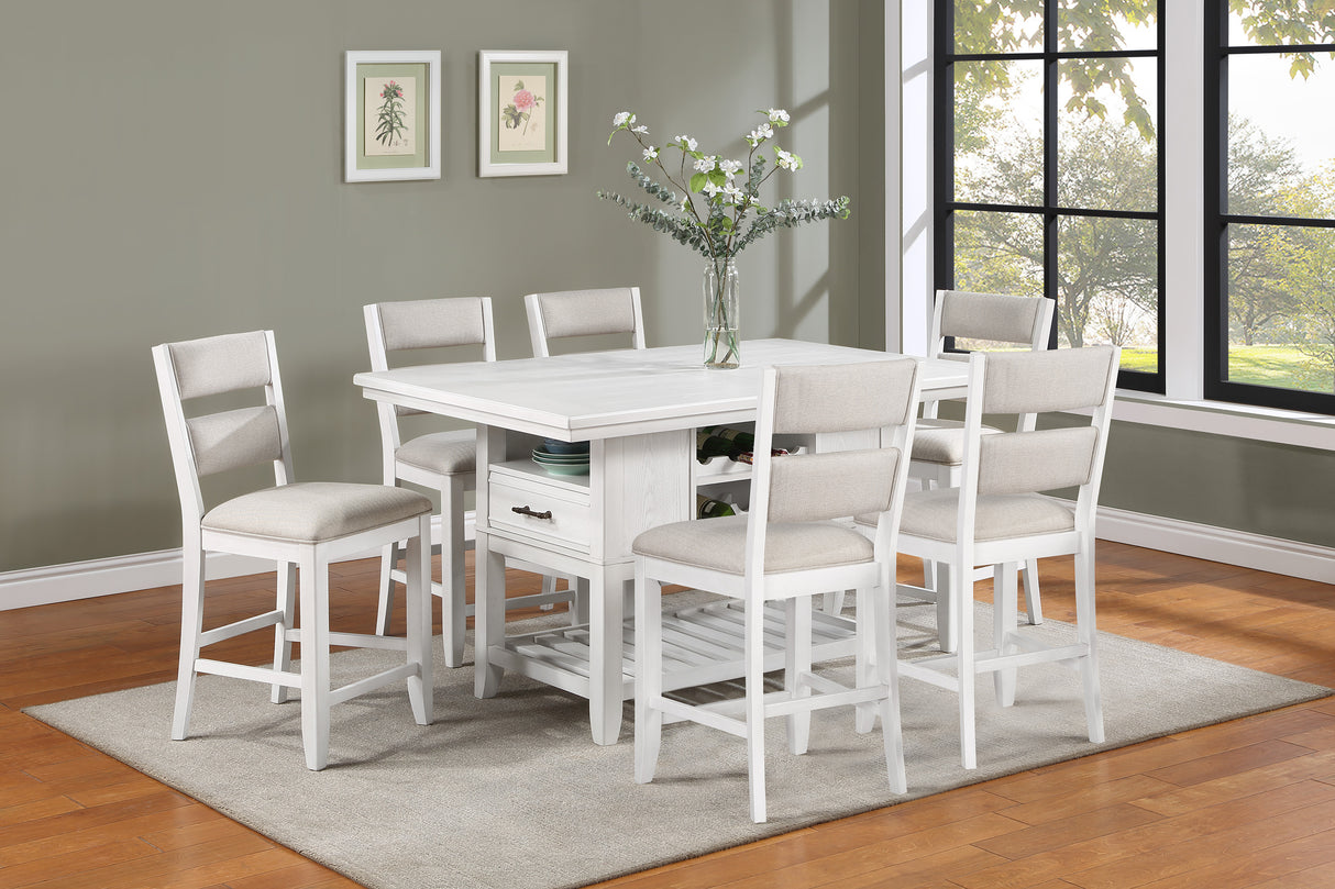 Wendy - Counter Height Table - White