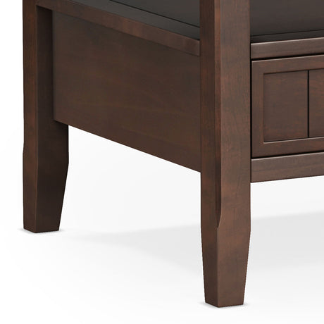 Acadian - Coffee Table With Drawer - Brown - view 3