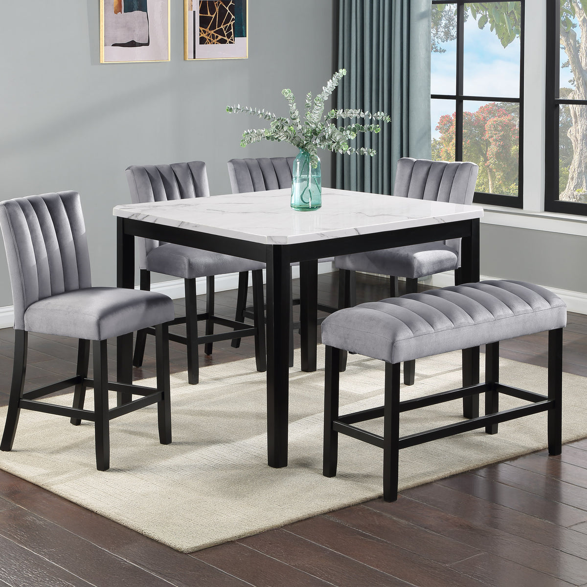 Pascal Counter Height Table-2724T-4848 | BEL Furniture