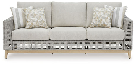 Seton Creek - Gray - Sofa With Cushion by Signature Design by Ashley® | Bel Furniture