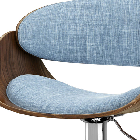 Amery - Mid Century Modern Adjustable Swivel Bar Stool by Simpli-Home | Bel Furniture