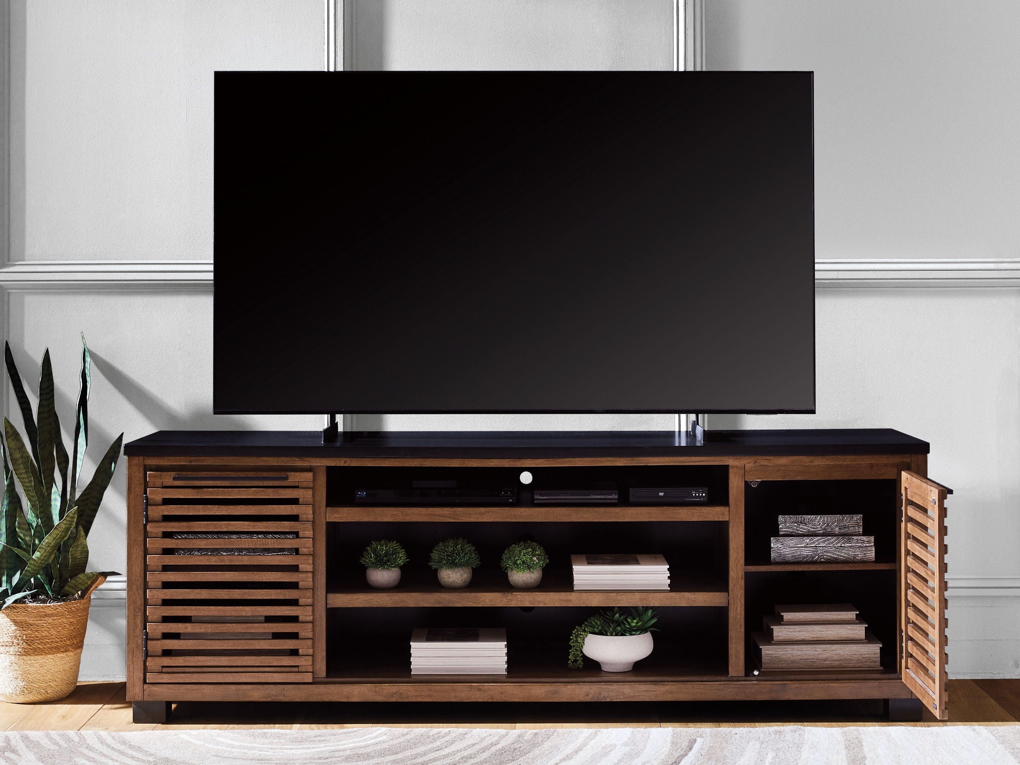 Kallari - TV Stand With Fireplace Option | BEL Furniture