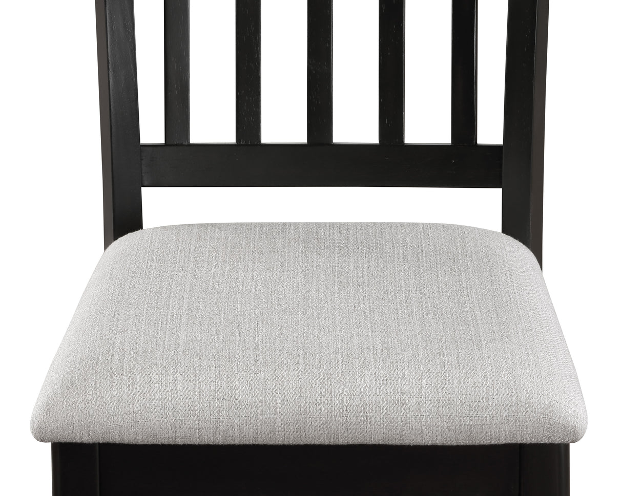 Salvador - 5 Piece Counter Height Set - Charcoal / White