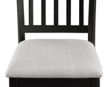 Salvador - 5 Piece Counter Height Set - Charcoal / White