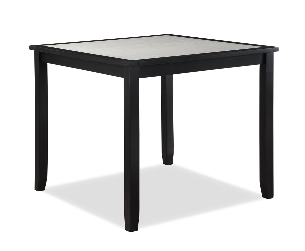 Salvador - 5 Piece Counter Height Set - Charcoal / White