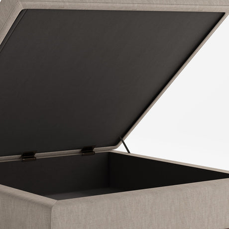 Owen - Multifunctional Square Coffee Table Storage Ottoman - view 24
