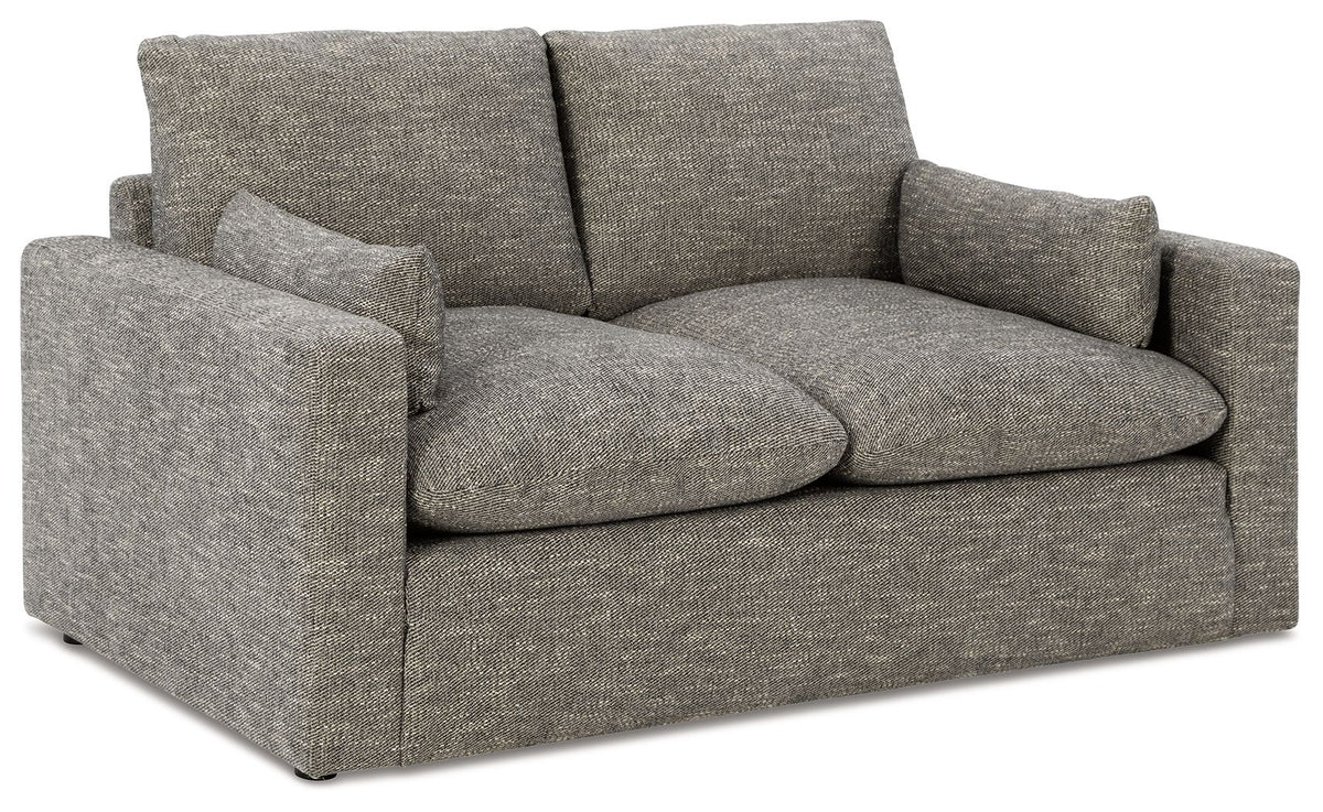 Dramatic - Granite - Loveseat by Benchcraft® | Bel Furniture