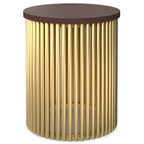 Demy - Handcrafted Metal Accent Table - view 9