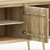Jager - Sideboard Buffet - Natural by Simpli-Home | Bel Furniture