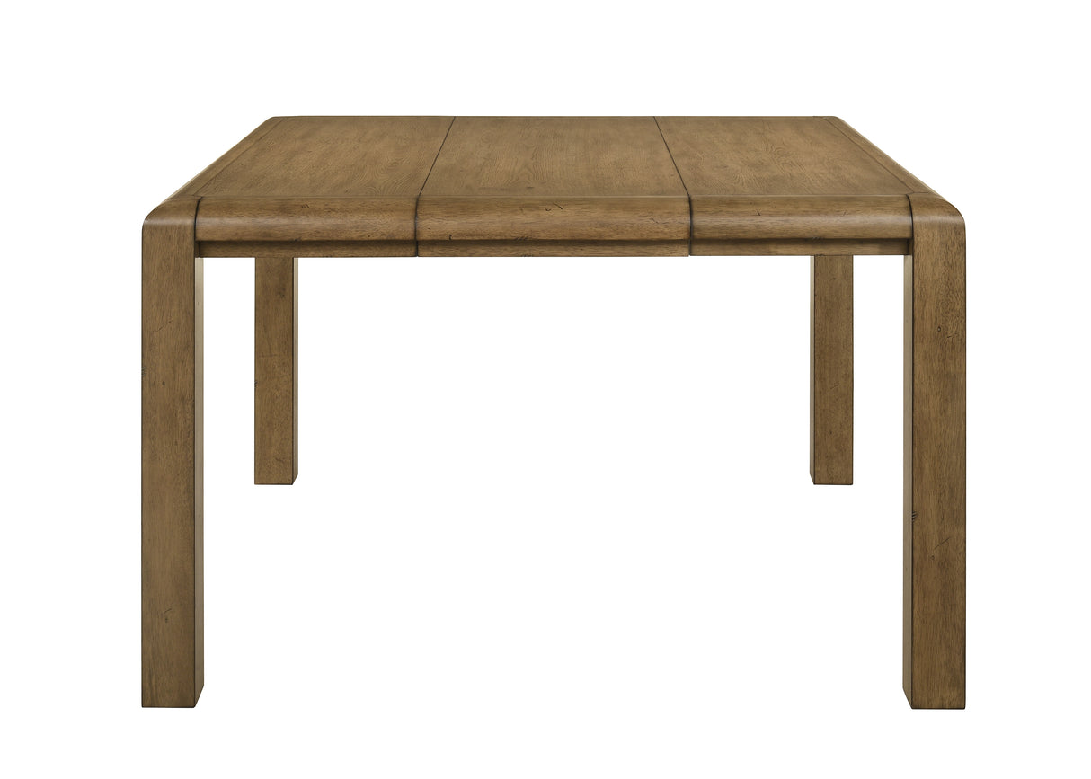 Cockrell - Counter Height Table ( With 18"Leaf) - Light Brown