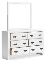 Binterglen - White - Dresser And Mirror by Signature Design by Ashley® | Bel Furniture