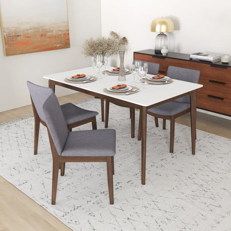 Laura - Mid-Century Modern Solid Wood Dining Chair (Set of 2) - view 20