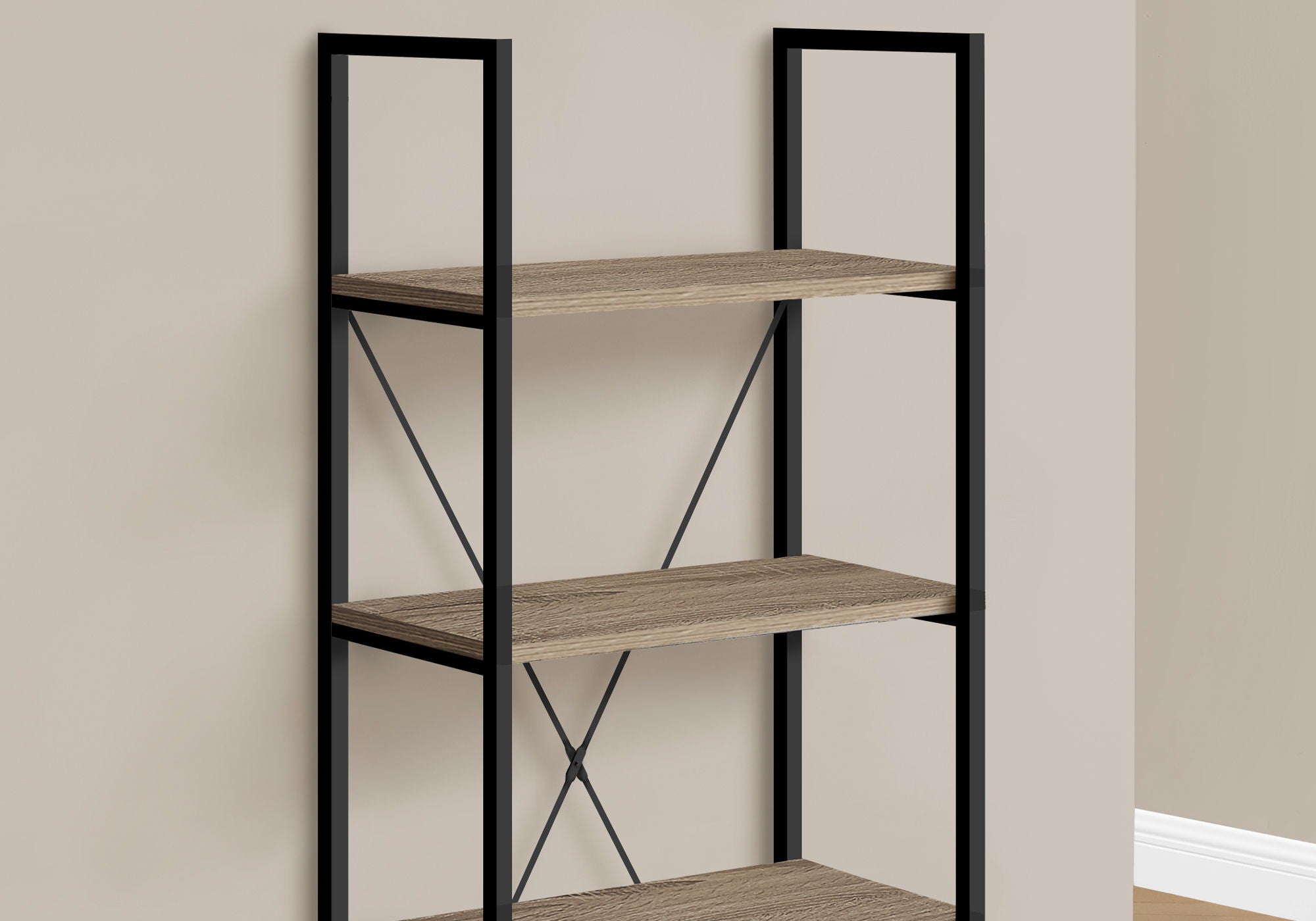 Bookshelf, Bookcase, 4 Tier, Office, Bedroom, Contemporary, Modern