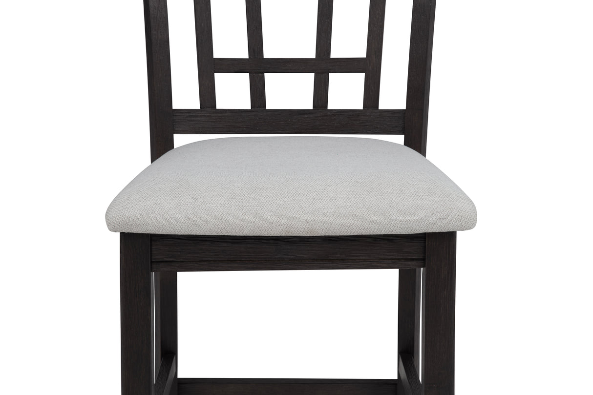 Hartwell Counter Height Chair Charcoal Black