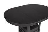 Hartwell Counter Height Table Charcoal Black