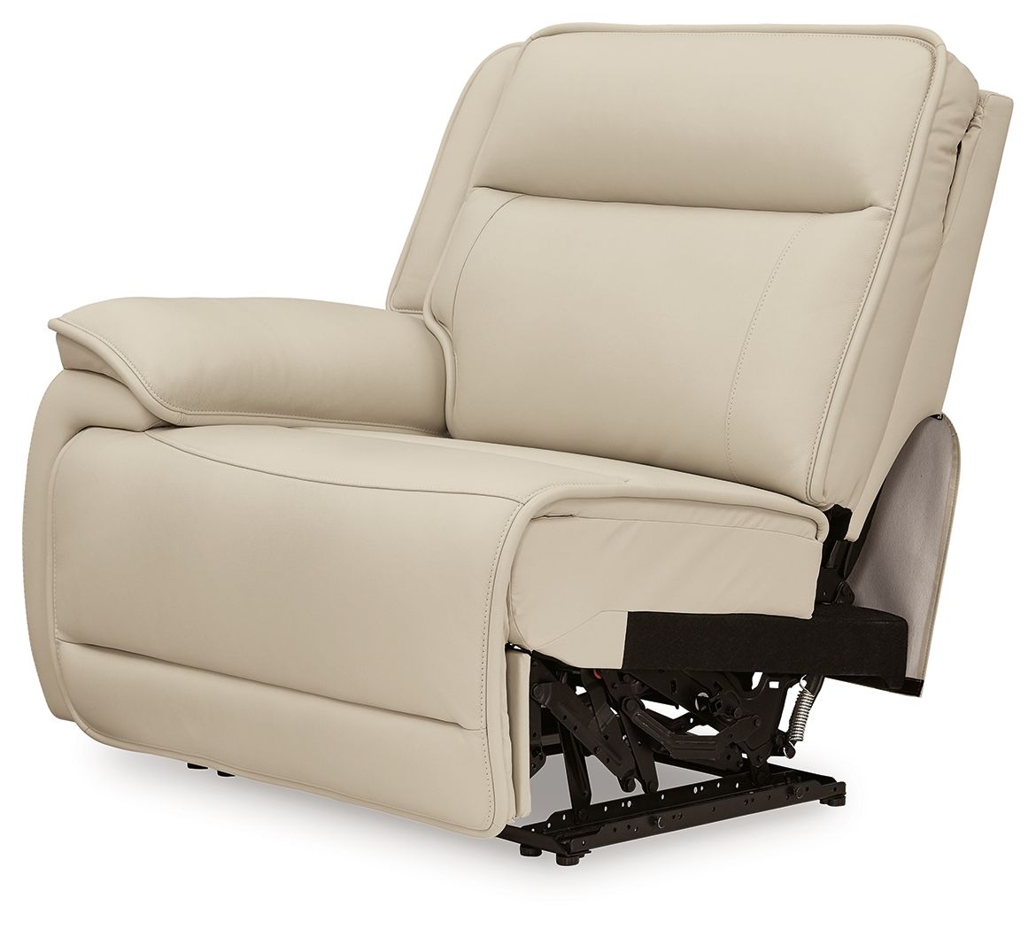 Double Deal - 4-Piece Power Reclining Sectional - Almond
