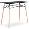 Jaspeni - Home Office Desk Black by Signature Design by Ashley® | Bel Furniture