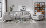 Callie - Woven Fabric Living Room Set by Lilola Home | Bel Furniture