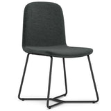 Wilcox - Dining Chair (Set of 2) - Charcoal Gray by Simpli-Home | Bel Furniture