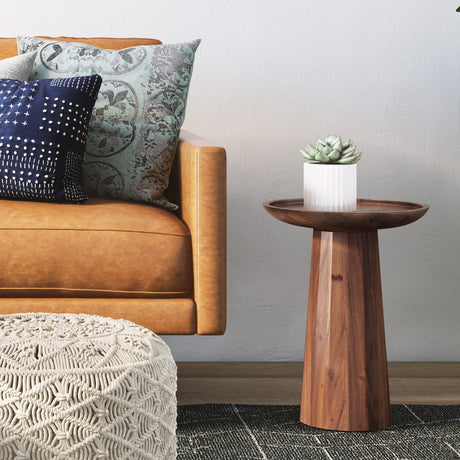 Dayton - Handcrafted Wooden Accent Table - view 7