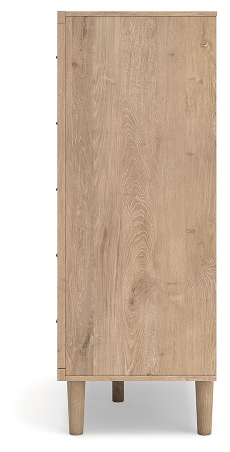 Cielden - Two-Tone - Five Drawer Wide Chest by Signature Design by Ashley® | Bel Furniture