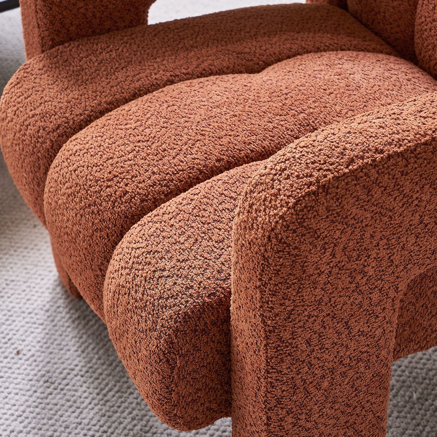 31.10" Boucle Upholstered Accent Chair