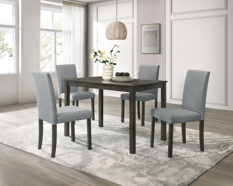 Melshire - 5 Piece Dining Room Set - Dark Brown by Crown Mark | Bel Furniture