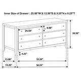 Carlton - 6-Drawer Dresser