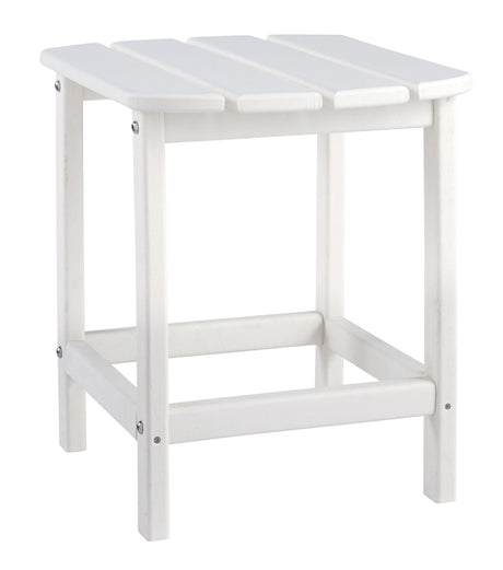 Sundown Treasure - Outdoor End Table White by Signature Design by Ashley® | Bel Furniture